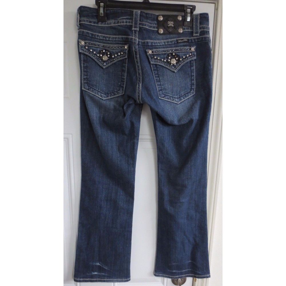 Miss Me Jeans Pants Blue Size 29 x 31 Cotton Blend Je5317Br Boot Cut Style‎